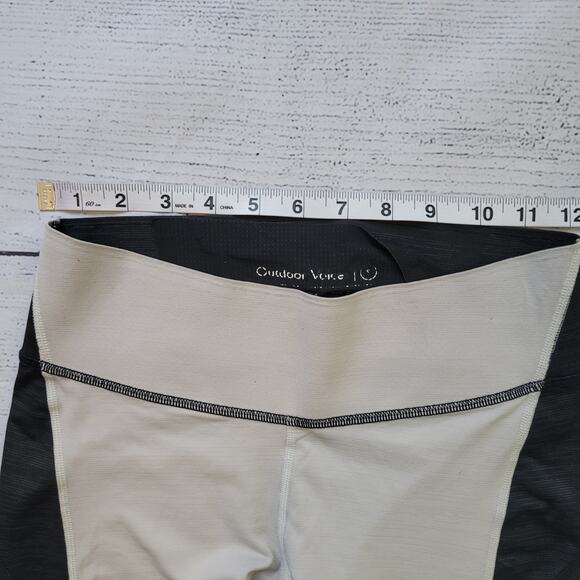 Outdoor Voices Size S	Techsweat 7/8 Zoom Leggings Black Cream Gym Workout - Picture 7 of 8